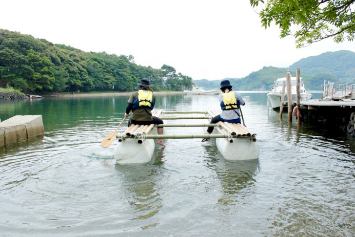 無人島体験レポート 無人島からの脱出 イカダに乗って海上探検してみた 田島blog